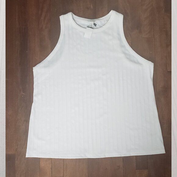 NWT AVA & VIV High Neck Rib Knit Tank Top - Picture 1 of 4